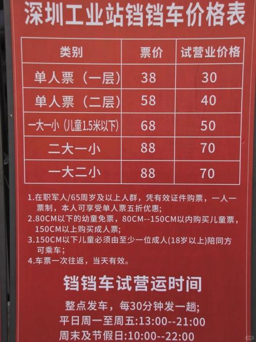 深圳清水河铁路公园双层复古火车打卡攻略