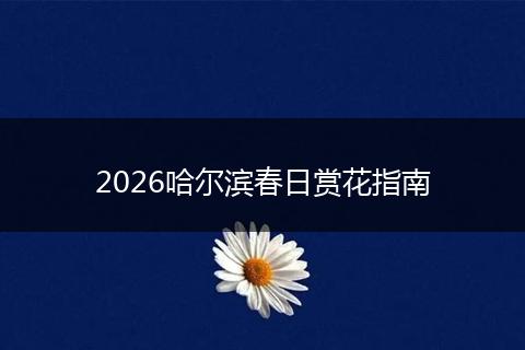 2026哈尔滨春日赏花指南
