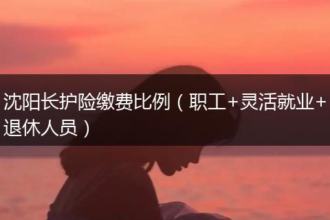 沈阳长护险缴费比例（职工+灵活就业+退休人员）