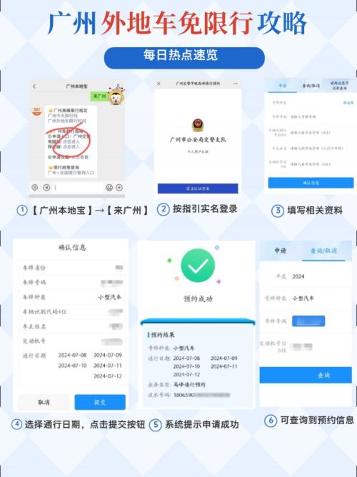 2026年广州免限行可以当天申请吗？